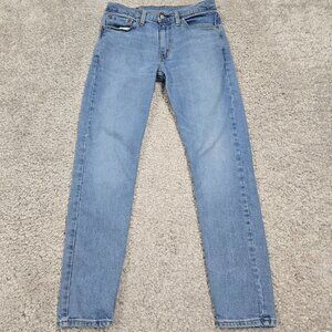 Levi's 512 Mens Slim Tapered‎ Jeans Blue Light Wash Size 31x32 (fits 29x29.5)